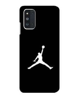 Чехол для Samsung Galaxy F52 5G (E526) с картинкой «Jordan Silhouette»