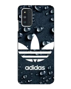Чехол для Samsung Galaxy F52 5G (E526) с картинкой «Adidas Trefoil Blue»
