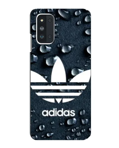 Чехол для Samsung Galaxy F52 5G (E526) с картинкой «Adidas Trefoil Blue»
