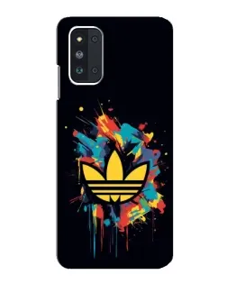 Чехол для Samsung Galaxy F52 5G (E526) с картинкой «Adidas Splash»