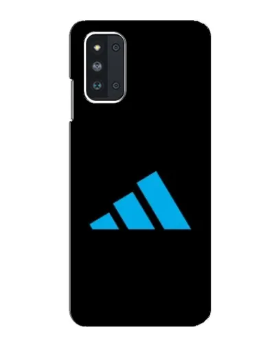 Чехол для Samsung Galaxy F52 5G (E526) с картинкой «Adidas Cyan Logo»