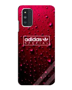 Чехол для Samsung Galaxy F52 5G (E526) с картинкой «Adidas Gold Marble»