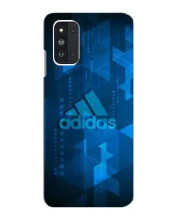 Чехол для Samsung Galaxy F52 5G (E526) с картинкой «Adidas Sport Art»