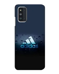 Чехол для Samsung Galaxy F52 5G (E526) с картинкой «Adidas Water Drops»