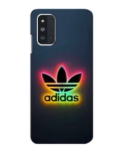 Чехол для Samsung Galaxy F52 5G (E526) с картинкой «Неоновый Adidas»