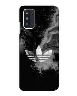 Чехол для Samsung Galaxy F52 5G (E526) с картинкой «Абстрактный дым Adidas»