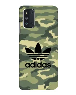 Чехол для Samsung Galaxy F52 5G (E526) с картинкой «Милитари стиль Adidas»