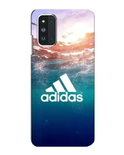 Чехол для Samsung Galaxy F52 5G (E526) с картинкой «Океанская глубина адидас»