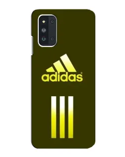 Чехол для Samsung Galaxy F52 5G (E526) с картинкой «Оливковый градиент Adidas»