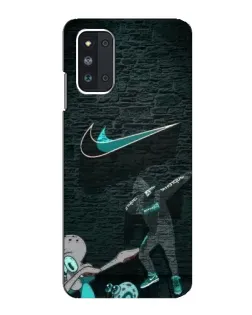 Чехол для Samsung Galaxy F52 5G (E526) с картинкой «Спортивный арт Nike»