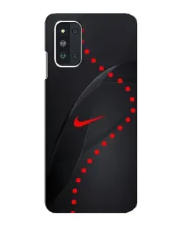 Чехол для Samsung Galaxy F52 5G (E526) с картинкой «Абстрактный дизайн Nike»