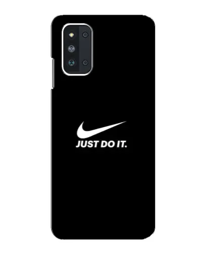 Чехол для Samsung Galaxy F52 5G (E526) с картинкой «Минимализм от Nike»