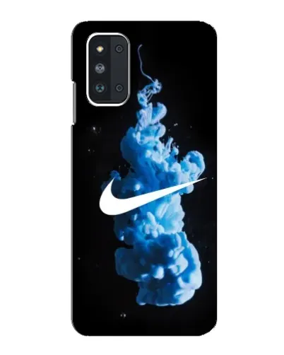 Чехол для Samsung Galaxy F52 5G (E526) с картинкой «Nike и синий дым»