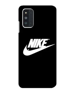 Чехол для Samsung Galaxy F52 5G (E526) с картинкой «Мазки краски Nike»