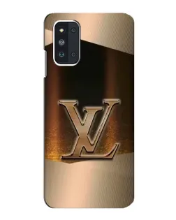 Чехол для Samsung Galaxy F52 5G (E526) с картинкой «LV — золотое сияние»