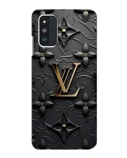 Чехол для Samsung Galaxy F52 5G (E526) с картинкой «Кожаная текстура LV»