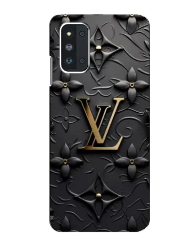 Чехол для Samsung Galaxy F52 5G (E526) с картинкой «Кожаная текстура LV»