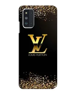 Чехол для Samsung Galaxy F52 5G (E526) с картинкой «LV — золотые искры»