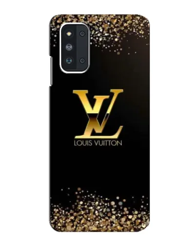 Чехол для Samsung Galaxy F52 5G (E526) с картинкой «LV — золотые искры»