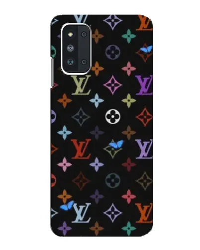 Чехол для Samsung Galaxy F52 5G (E526) с картинкой «Цветная монограмма LV»