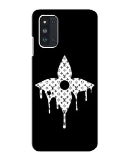 Чехол для Samsung Galaxy F52 5G (E526) с картинкой «Цветочная монограмма»