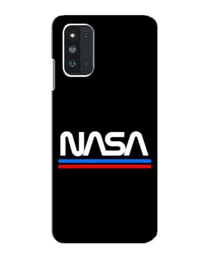 Чехол для Samsung Galaxy F52 5G (E526) с картинкой «NASA — классика Red Blue»