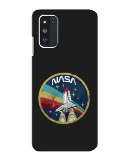 Чехол для Samsung Galaxy F52 5G (E526) с картинкой «NASA — эмблема миссии»