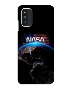 Чехол для Samsung Galaxy F52 5G (E526) с картинкой «Земля из космоса NASA»