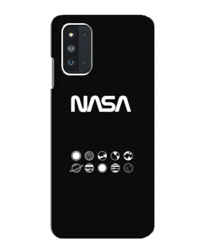 Чехол для Samsung Galaxy F52 5G (E526) с картинкой «NASA — технический принт»