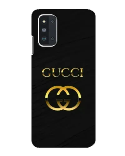 Чехол для Samsung Galaxy F52 5G (E526) с картинкой «Золотой логотип Gucci»
