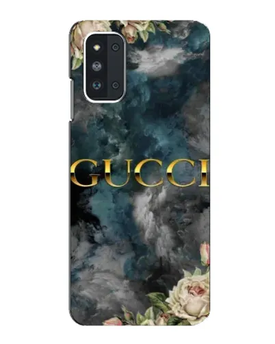 Чехол для Samsung Galaxy F52 5G (E526) с картинкой «Абстрактные цветы Gucci»