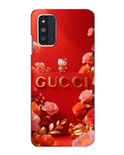 Чехол для Samsung Galaxy F52 5G (E526) с картинкой «Gucci — золотой сад»