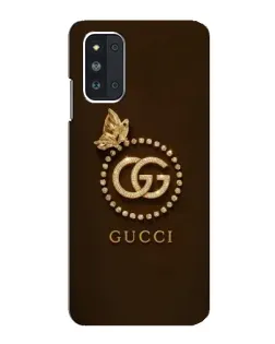 Чехол для Samsung Galaxy F52 5G (E526) с картинкой «Gucci — золотая бабочка»
