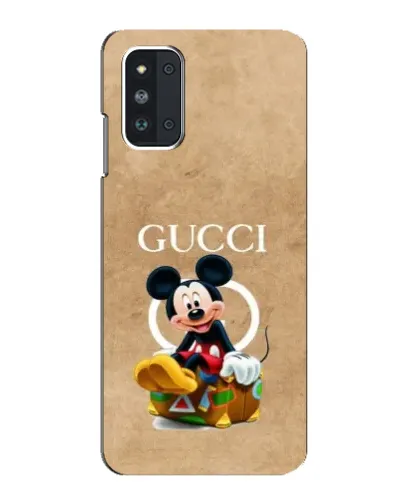 Чехол для Samsung Galaxy F52 5G (E526) с картинкой «Микки Маус Gucci — крафт»