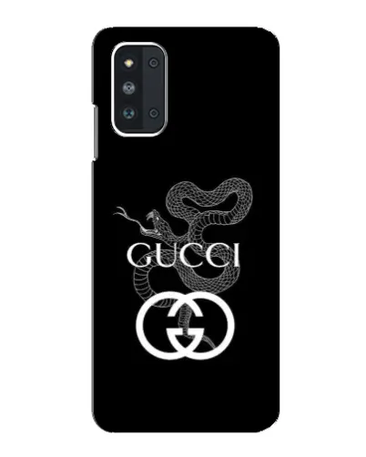 Чехол для Samsung Galaxy F52 5G (E526) с картинкой «Gucci — серебряная змея»