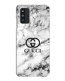 Чехол для Samsung Galaxy F52 5G (E526) с картинкой «Gucci — мраморный шик»