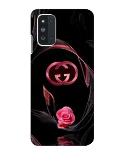 Чехол для Samsung Galaxy F52 5G (E526) с картинкой «Gucci — неоновая роза»