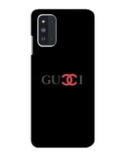 Чехол для Samsung Galaxy F52 5G (E526) с картинкой «Gucci — красный градиент»