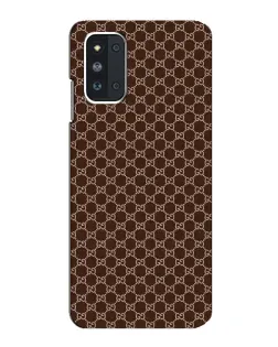 Чехол для Samsung Galaxy F52 5G (E526) с картинкой «Gucci — шоколадная сетка»