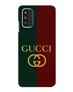 Чехол для Samsung Galaxy F52 5G (E526) с картинкой «Gucci — темно-зеленый градиент»