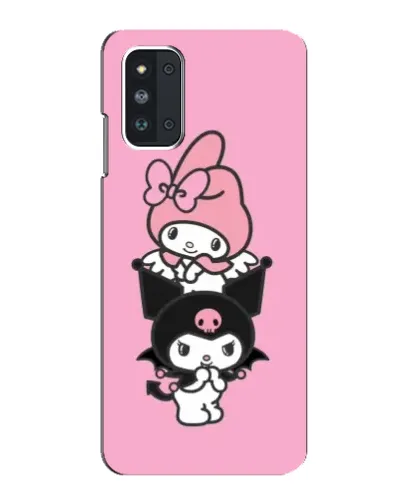Чехол для Samsung Galaxy F52 5G (E526) с картинкой «My Melody и Kuromi»