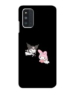 Чехол для Samsung Galaxy F52 5G (E526) с картинкой «My Melody и Kuromi»