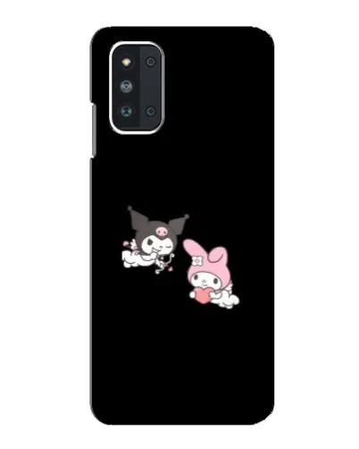 Чехол для Samsung Galaxy F52 5G (E526) с картинкой «My Melody и Kuromi»
