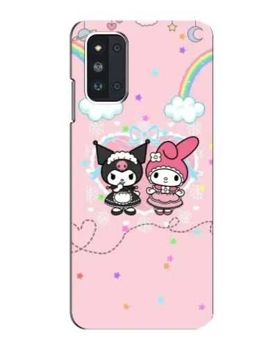 Чехол для Samsung Galaxy F52 5G (E526) с картинкой «My Melody и Kuromi»