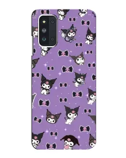 Чехол для Samsung Galaxy F52 5G (E526) с картинкой «Kuromi — паттерн»
