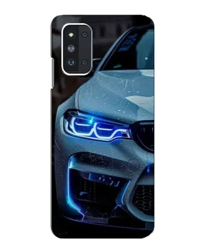 Чехол для Samsung Galaxy F52 5G (E526) с картинкой «Взгляд BMW с синими фарами» Чехол для Samsung Galaxy F52 5G (E526) с картинкой «Взгляд BMW с синими фарами»
