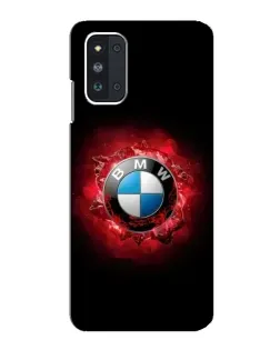Чехол для Samsung Galaxy F52 5G (E526) с картинкой «Логотип BMW — вспышка»
