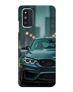 Чехол для Samsung Galaxy F52 5G (E526) с картинкой «BMW в огнях города»
