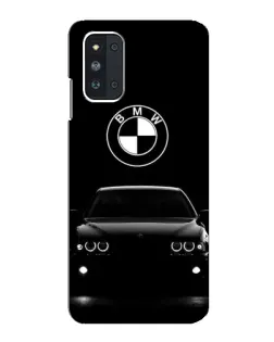 Чехол для Samsung Galaxy F52 5G (E526) с картинкой «BMW — взгляд из темноты»