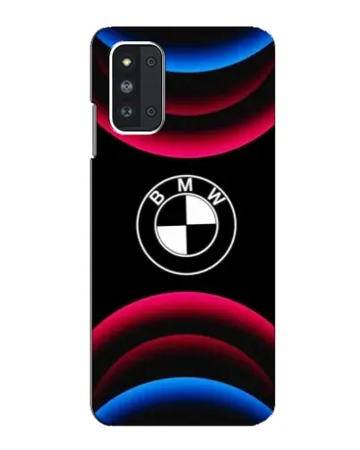 Чехол для Samsung Galaxy F52 5G (E526) с картинкой «Логотип BMW и неоновые дуги» Чехол для Samsung Galaxy F52 5G (E526) с картинкой «Логотип BMW и неоновые дуги»